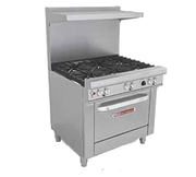 Southbend 4364C-2CR-LP 48" Liquid Propane Ultimate Restaurant Range - 130,000 BTU