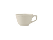 Tuxton TSC-001 3-7/8" 7 Oz. Ceramic American White/Eggshell Round Cup (3 Dozen Per Case)