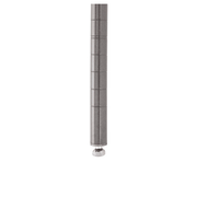 Metro 27Pk4 Super Erecta Siteselect Post 28-3/8"H Metroseal Gray Epoxy Coated Corrosion-Resistant Finish