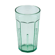 Cambro LT10427 10 Oz. Spanish Green SAN Plastic Hammered Texture Laguna Tumbler