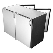 Glastender CP1RB72 72"W Three-Section Solid Door Cooler