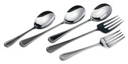 Winco 0030-2411-1/2" Stainless Steel Banquet Serving Spoon (Contains 1 Dozen)