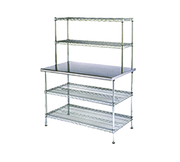 Eagle Group T2436EBW-2 36"W x 24"D 16/304 Stainless Steel Top/Work Surface Work Surface System