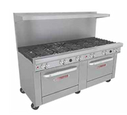 Southbend 4721DD-3CL-LP 72" Liquid Propane Ultimate Restaurant Range - 384,000 BTU