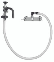 Fisher 2305 3/4" Inlet 72" Flexible Hose Splash Mounted Pot Filler Faucet
