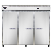 Continental Refrigerator 3RFFE-SA 85.5" W Three-Section Solid Door Reach-In Extra-Wide Refrigerator/Freezer