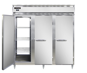 Continental Refrigerator DL3RRF-PT 78" W Three-Section Solid Door Pass-Thru Designer Line Refrigerator/Freezer