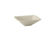 Tuxton BEB-160F 15-1/2 Oz. Ceramic American White/Eggshell Square Bowl (1 Dozen)