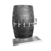 Glastender WB-6-N 21"W Wood Barrel Draft Dispensing Tower