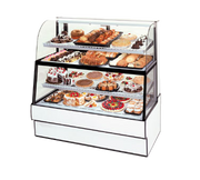 Federal Industries CGR5960DZH 59.13" W   Horizontal Dual Zone Bakery Case Refrigerated Bottom Non-Refrigerated Top