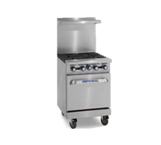 Imperial IR-4-E-XB 24" Electric Pro Series Restaurant Range - 208 Volts