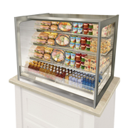 Federal Industries ITRSS4826 48" W Italian Glass Refrigerated Counter Display Case