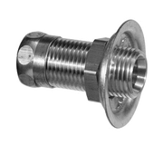 Fisher 70645 1/2" x 1 1/4" Stainless Steel Nipple With Locknut