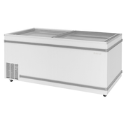 Turbo Air TFS-25F-N 69"W Flat Glass Door Top Open Island Freezer