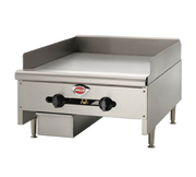 Wells HDG-2430G 23" Natural Gas Countertop Griddle - 60,000 BTU