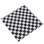 American Metalcraft PPCH1B Fry Paper 12" x 12" Black Checkerboard