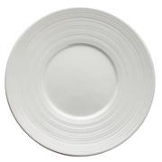 Winco WDP022-105 6-1/2" Porcelain Bright White Round Plate (48 Each Per Case)