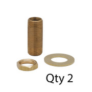 T&S Brass B-0425-M Supply Nipple Kit includes (1) 1/2" NPT x 2"