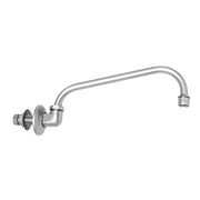 Fisher 20621 1/2" Slip Joint With Elbow Stainless Steel Backsplash Mount Base Faucet