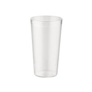 CAC China BVPT-16CL 16 Oz. Clear SAN Plastic Tumbler (6 Dozen Per Case)