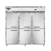 Continental Refrigerator DL3RFF-SA-PT-HD 78" W Three-Section Solid Door Designer Line Designer Line Refrigerator/Freezer