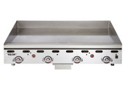 Vulcan MSA60-LP 60" W Stainless Steel Liquid Propane Countertop Heavy Duty Griddle - 135,000 BTU