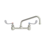 Fisher 45500 8" Centers 14" Swing Spout Brass Backsplash Mount Faucet