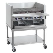 Imperial IABA-48 48" Gas Countertop Smoke Broiler - 160,000 BTU