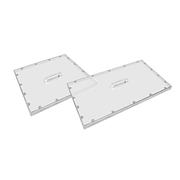 Turbo Air PC-72J Clear Pan Cover (1) 27-3/8 x 22-1/2 x1-1/4 & (1) 40-3/8 x 27-3/8 x 1-1/4 For JBT-72