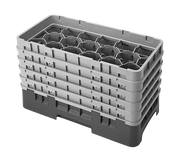 Cambro 17HS958151 Camrack Glass Rack With (5) Soft Gray Extenders