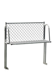 New Age 1371T Boat Rack Table Mount 48"W Tube & Ampli-Mesh Aluminum Construction