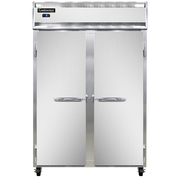 Continental Refrigerator 2FS-SS 52" W Two-Section Solid Door Reach-In Freezer - 115 Volts