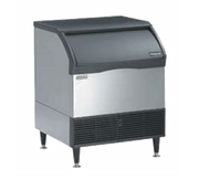 Scotsman CU3030SA-32 110 Lbs. Bin Storage Air Cooled Small Cube Style Undercounter Ice Maker with Bin - 208-230 Volts