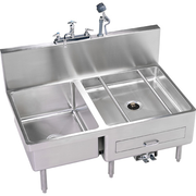 IMC TeDDy DL20-1 Combo Sink & Utensil/Can Washer Stainless Steel 16 Gauge