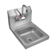 John Boos PBHS-W-0909-P Pro-Bowl Hand Sink Wall Mount 12"W x 14-1/2"D x 12-1/4"H