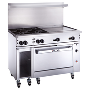 Vulcan 48C-2B36G 48" Gas Restaurant Range - 155,000 BTU