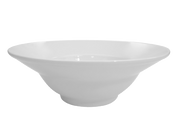 CAC China MXB-12 12" Dia. 56 Oz. Super White Porcelain Round Catering Collection Mix Bowl (6 Each Per Case)