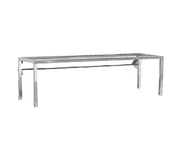 Randell RAN SGS36 6" x 36" Single-Tier Overshelf