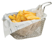 Matfer Bourgeat 51136
 Stainless Steel
 Rectangular
 French Fry Basket