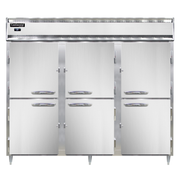 Continental Refrigerator DL3RE-SA-PT-HD 85.5"W Three-Section Steel Door Designer Line Wide Refrigerator
