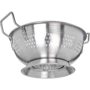 Carlisle 60278 8 Qt. Aluminum Satin Finish Colander