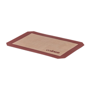 Winco SBS-11 Baking Mat 8-1/4" x 11-3/4" 1/4 Size Fiber Glass Silicone