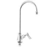 Fisher 3016 12" Rigid Gooseneck Spout Deck Mount Single Inlet Faucet