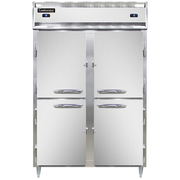 Continental Refrigerator DL2RFS-SA-HD 52" W Two-Section Solid Door Reach-In Designer Line Refrigerator/Freezer