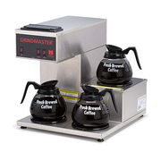 Grindmaster CPO-3RP-15A 1.2 Gallon 3 Warmers Portable Pourover Coffee Brewer - 120 Volts