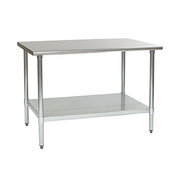 Eagle Group BPT-2448B 48"W x 24"D 430 Stainless Steel Top Budget Series Work Table