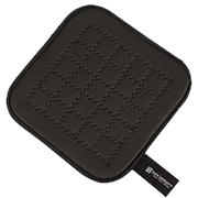 San Jamar UHP77BK 7" x 7" Black UltiGrips Hot Pad