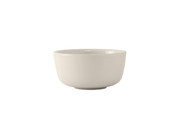 Tuxton TRE-095 4-3/8" 9 Oz. Ceramic American White/Eggshell Round Jung Bowl (3 Dozen Per Case)