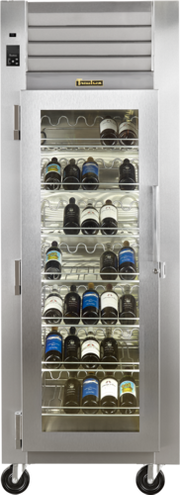 Traulsen RH226W-WR01 58"W Two-Section Glass Door Wine Refrigerator