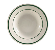 CAC China CES-3 9" Dia. 10 Oz. Ceramic Round Emerald Soup Plate (2 Dozen Per Case)